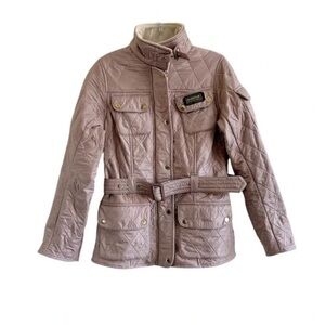 Barbour International Polarquilt Quilted Jacket Size 6